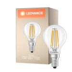 Ledvance Classic LED E14 Poire Filament Claire 3.8W 806lm - 827 Blanc Très Chaud | Équivalent 60W