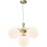 Nordlux Pendelarmatuur Ivona Messing - Metaal | 4x E27 Max 28W
